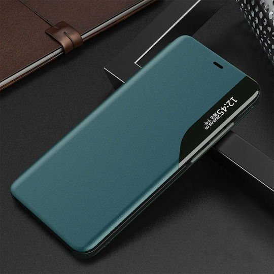 Hurtel Eco Leather View Книга Изкуствена кожа Зелен (iPhone 13 Pro Max)