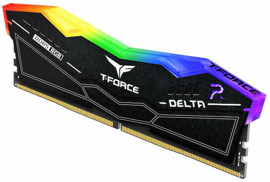 TeamGroup Delta RGB DDR5 32GB RAM με 2x16GB Modules και Ταχύτητα 6400 για Desktop