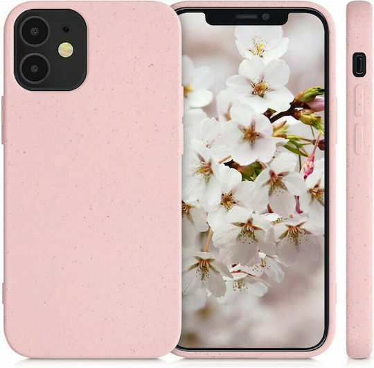 Kalibri Eco-Friendly Back Cover Σιλικόνης Ροζ (iPhone 12 mini)