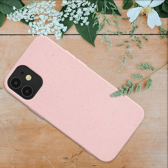 Kalibri Eco-Friendly Back Cover Σιλικόνης Ροζ (iPhone 12 mini)