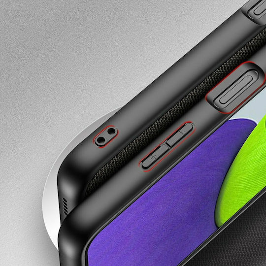 Dux Ducis Fino Back Cover Silicone / Fabric Green (Galaxy A22 4G)