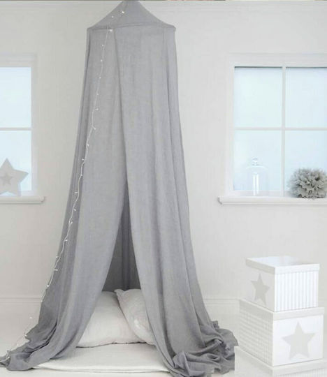 Jabadabado Mosquito Net Room Cotton K044 Gray 230cm