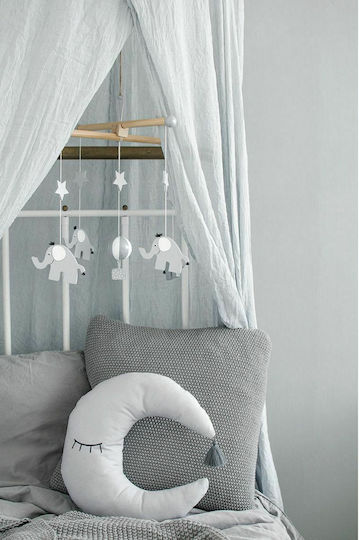 Jabadabado Mosquito Net Room Cotton K044 Gray 230cm