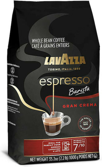 Lavazza Espresso Coffee Barista Gran Crema Whole Beans 1kg