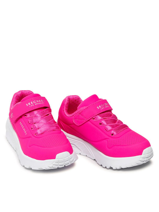 Uno Lite Kids Sneakers with Scratch Pink