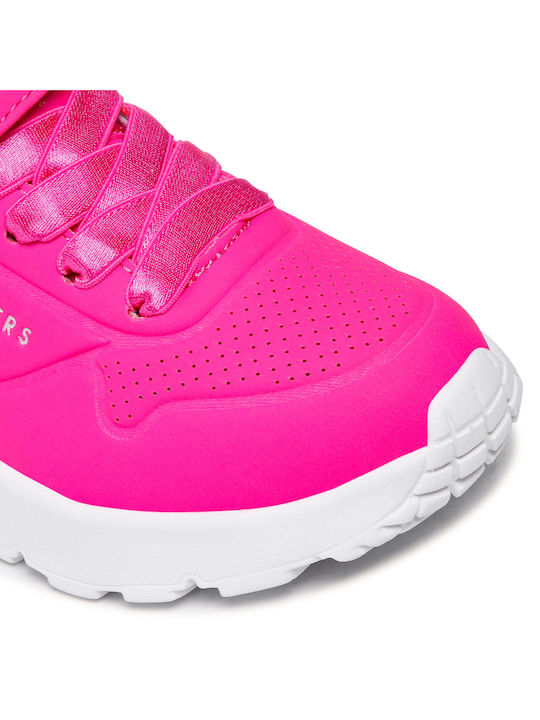 Uno Lite Kids Sneakers with Scratch Pink