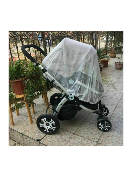 Mosquito Net for Stroller Tulle with Elastic White