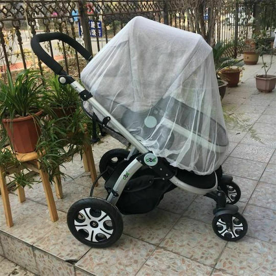 Кошара Количка от Тюл с Ластик Бяла