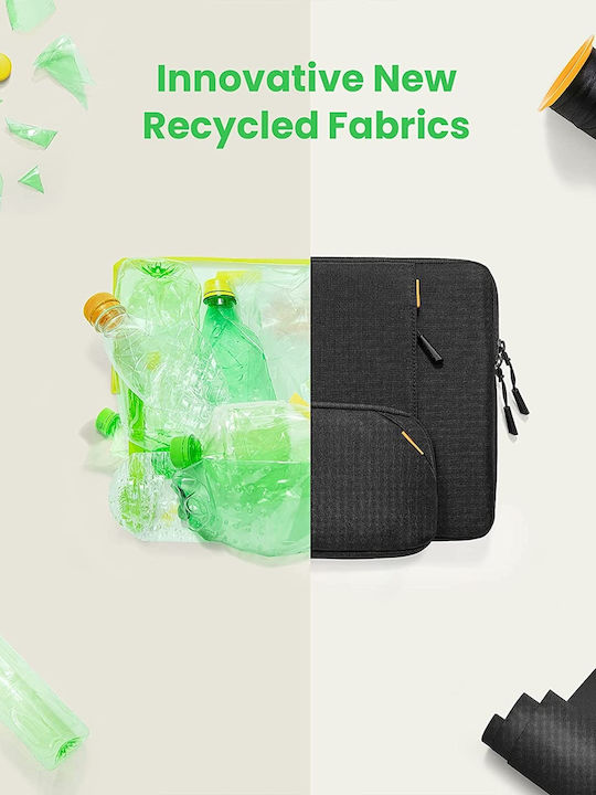 tomtoc A13 Recycled Чанта Калъф за лаптоп 13" в Черен цвят