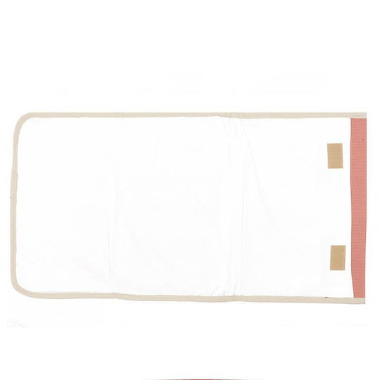 My Bag's Tragbare Wickelauflage Happy Family aus Stoff Pink 22x32cm