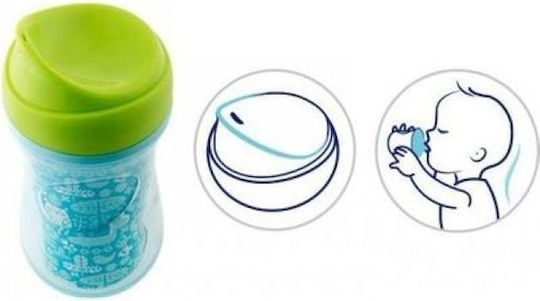 Chicco Baby Cup Active made of Plastic Blue Blue/Green 266ml for 14m+m+