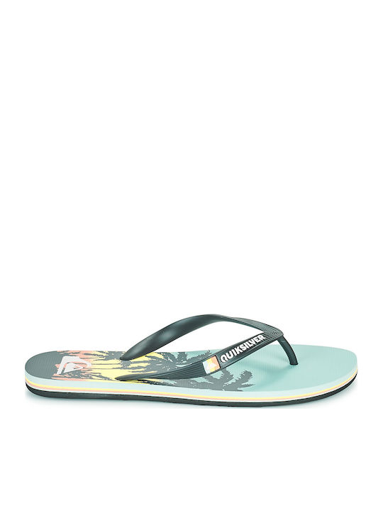 Molokai Art Men's Flip Flops Black