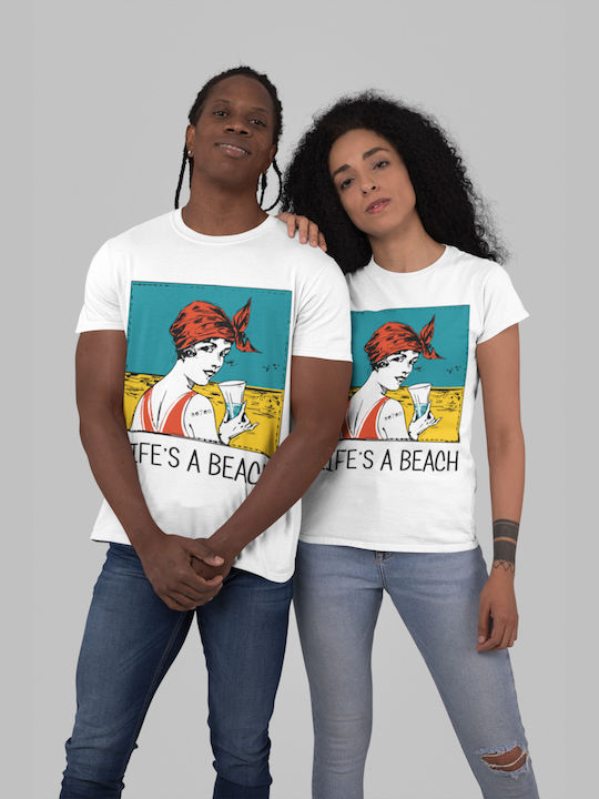 TKT Life is a Beach Ανδρικό T-shirt Κοντομάνικο Πολύχρωμο