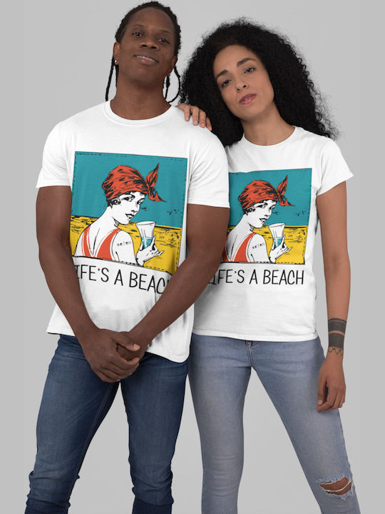 TKT Life is a Beach Γυναικείο T-shirt Πολύχρωμο