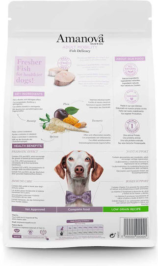 Amanova Adult Mobility 10kg Dry Food Grain-Free & Gluten-Free for Adult Dogs with Fish