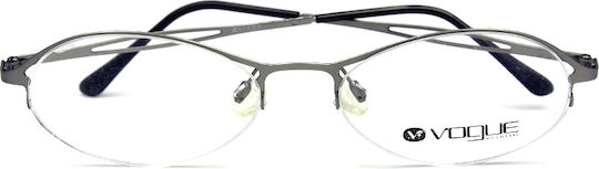 Vogue Metal Prescription Eyeglass Frame Silver VO3358 323-S