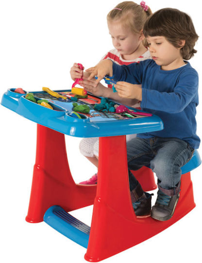 Cars Kids Desk for Painting made of Plastic Multicolour Dede