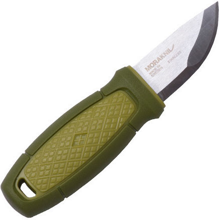 Morakniv Eldris mit Feuer-Set Überlebensmesser Grün in Scheide