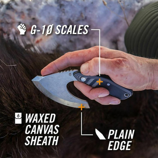 Gerber Downwind Ulu Нож Черен в Калъф