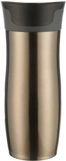 Contigo West Loop Ποτήρι Θερμός Ανοξείδωτο BPA Free 470ml Καφέ με Επιστόμιο