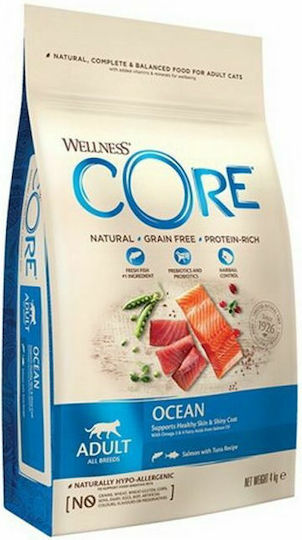 Wellness Core Ocean Dry Food Grain-Free for Adult Cats with Salmon / Ton 1.75kg