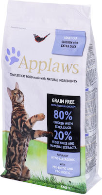 Applaws Adult Cat Grain Free Dry Food for Adult Cats with Chicken / Duck 2kg