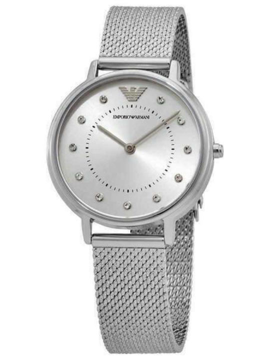 Emporio Armani Donna Women's Watch with Silver Metal Bracelet