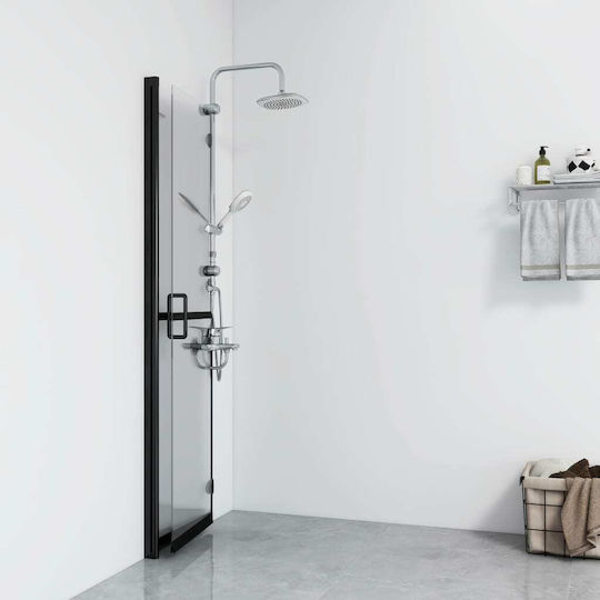 vidaXL Duschwand für Dusche mit Zusammenklappbar Tür 70x190cm Klarglas