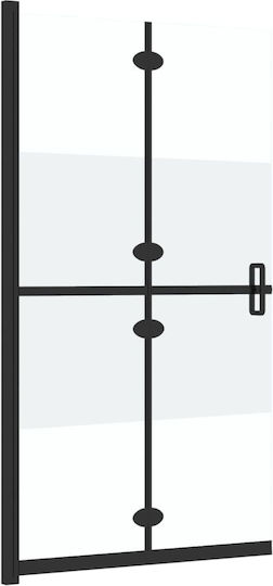 vidaXL Divider de verandă Duș cu Pliabil Ușă 90x190cm Tesatura