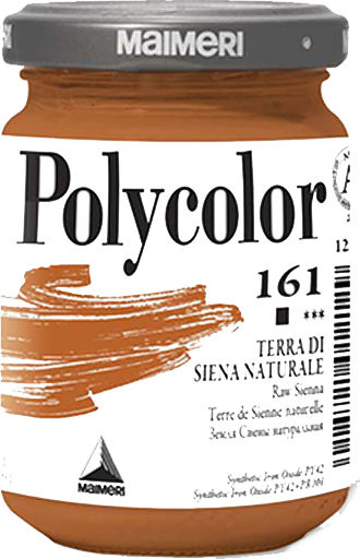 Maimeri Polycolor Сет акрилни бои за живопис в Кафяв цвят Сурова сиена 161 140мл 1бр