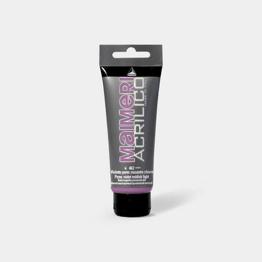 Maimeri Acrylico Set Culori Acrilice Pictură în culoarea Violet 462 Roșu Violet Deschis 75ml 1buc