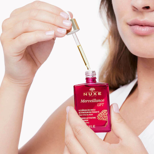 Nuxe Merveillance Lift Αντιγηραντικό Serum Προσώπου για Λάμψη & Lifting 30ml