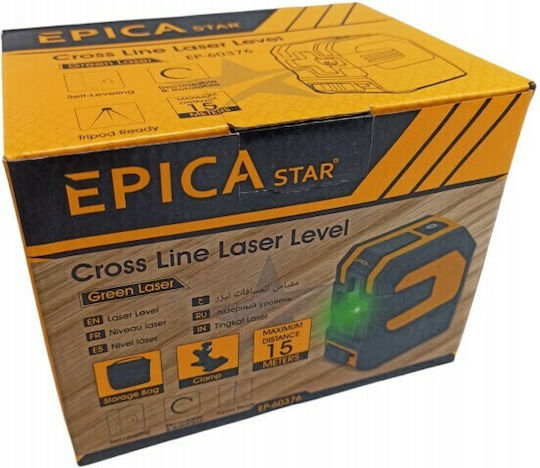 Epica Star Μέτρο Laser EP-60376 με Δυνατότητα Μέτρησης 15m