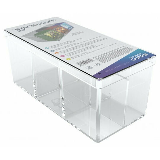 Ultimate Guard Stack 'n' Safe Card Box 480 Pokemon Deck Box Standard Size Clear