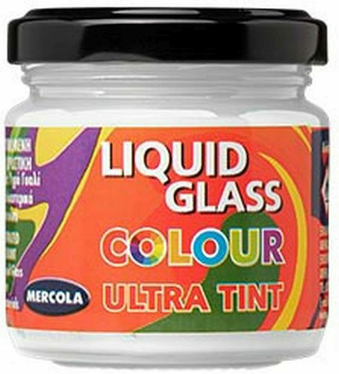 Mercola Liquid Glass Ultra Tint Художествена боя Бяла за Течно стъкло 90мл