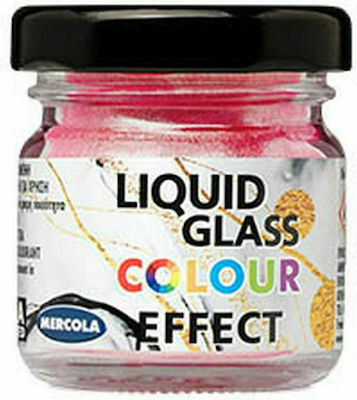 Mercola Liquid Glass Pearl Effect Craft Pigment Red for Liquid Glass Πέρλα Πάστα 30ml