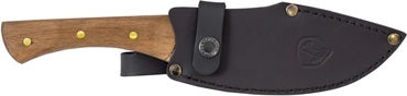 Condor Tool & Knives Knulujulu Knife Brown in Leather Sheath