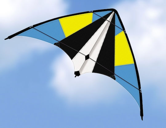 Gunther Triangular Kite Sky Move Fabric with Twine & Storage Bag 160x80cm 1pcs