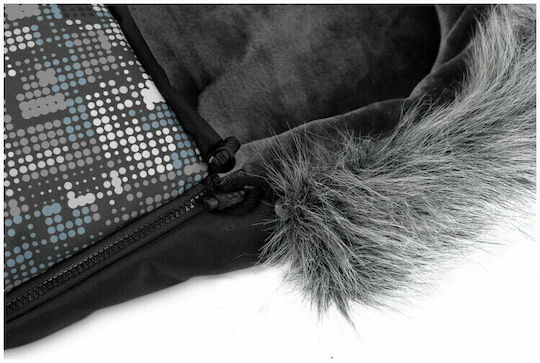Sensillo Olaf Stroller Footmuff Waterproof Graphite with Fleece Lining 100x45cm