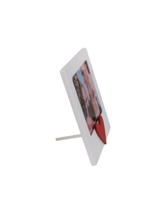 Out of the Blue Heart Photo Frame Wooden with Blue Frame