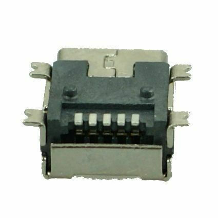Powertech Mini USB 2.0 Connector ίσια pins (CON-U001)