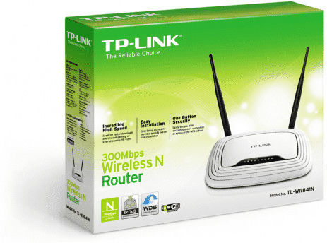 TP-LINK TL-WR841N v11 Ασύρματο Router Wi‑Fi 4 με 4 Θύρες