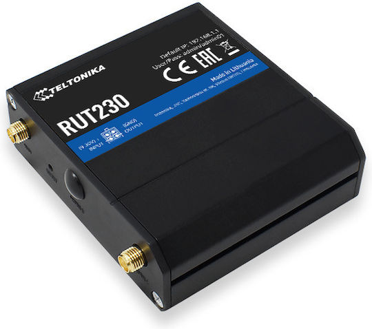 Teltonika RUT230 Ασύρματο 3G Router Wi‑Fi 4 με 2 Θύρες