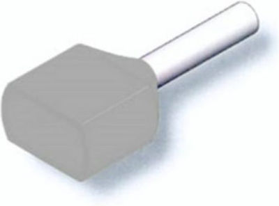 Adeleq Insulated Wire Ferrule Terminal 2x0.5mm² White 12-550052