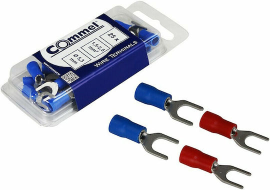 Commel mit Isolierung 0,5-1,5mm² Rot (CO365851) in einem Set von 25Stück
