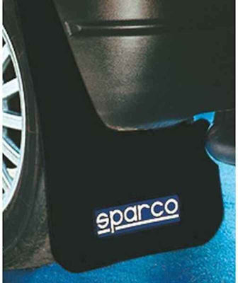 Sparco Car Mudguard Λασπωτήρες Μαύρο 2τμχ 2pcs