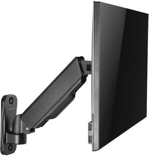 LogiLink Монтиран на стена Стойка Монитор до 32" с Рамо Черна (BP0144)
