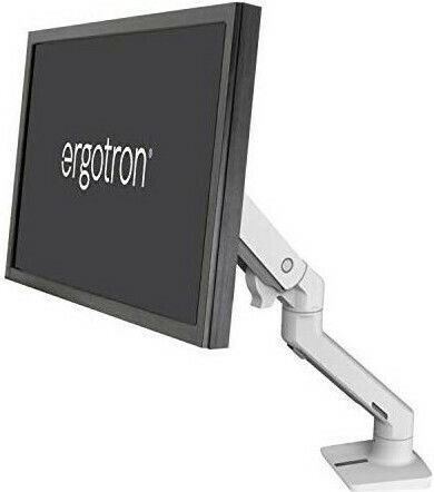 Ergotron HX Schreibtisch Halterung Monitor bis 42" mit Arm Weiß