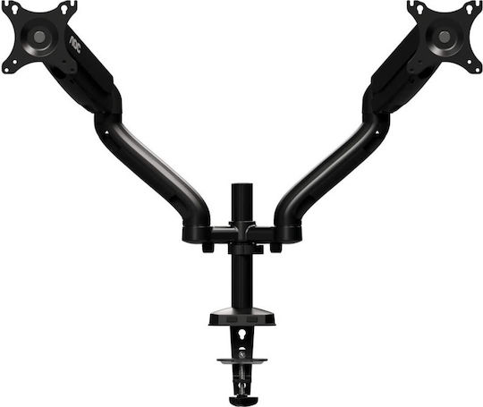 AOC AD110D0 Stand Desk Mounted for 2 Monitors up to 27" with Arm