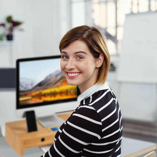 Relaxdays Schreibtisch Halterung Monitor (10025701)